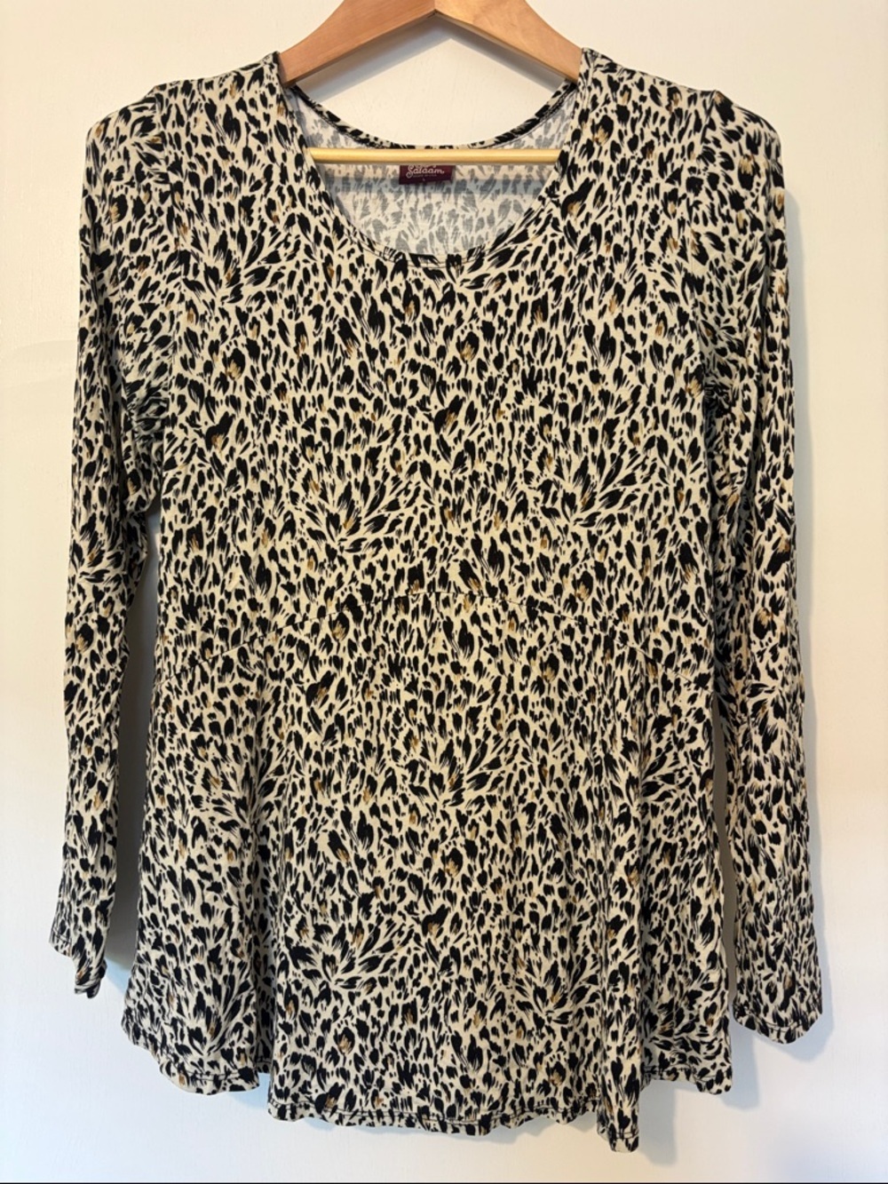 Salaam Animal Print Tunic Size Large Animal Print Wild Coastal Grandma Artsy